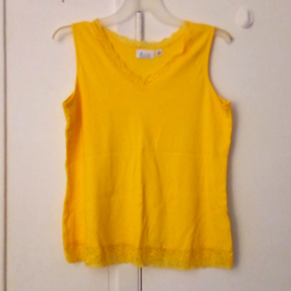 QVC Denim & CO Sleeveless Top, Tank Top